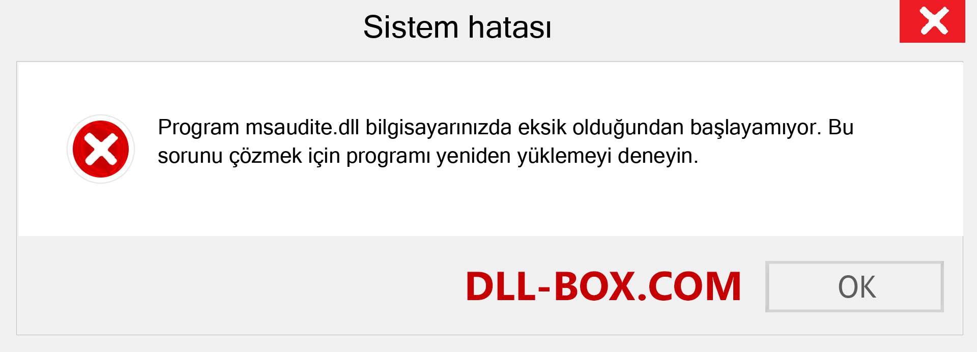 msaudite.dll dosyası eksik mi? Windows 7, 8, 10 için İndirin - Windows'ta msaudite dll Eksik Hatasını Düzeltin, fotoğraflar, resimler